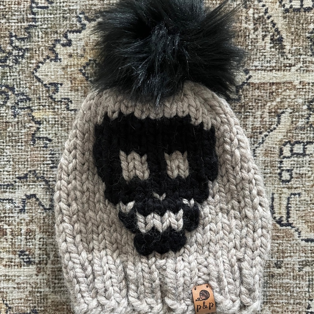 Pine & Poppy Skull Hat
